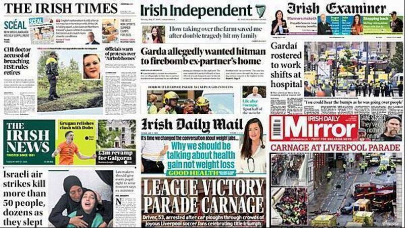 What the papers say: Tuesday's front pages What the papers say: Tuesday's front pages