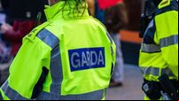 Garda inscription on a police jacket from Ireland