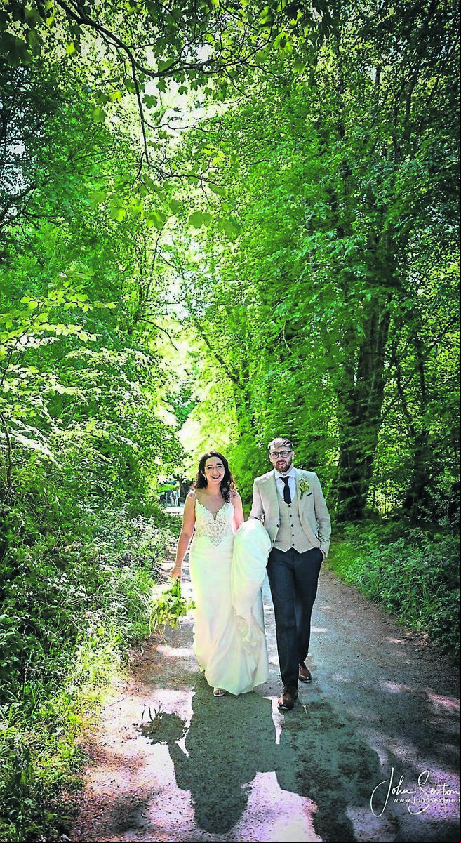 Mary McCarthy, from Kanturk, and Adam Hurley, from Greenmount, on their wedding day. Pictures: John Sexton Mary McCarthy, from Kanturk, and Adam Hurley, from Greenmount, on their wedding day. Pictures: John Sexton