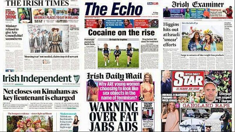 What the papers say: Friday's front pages What the papers say: Friday's front pages