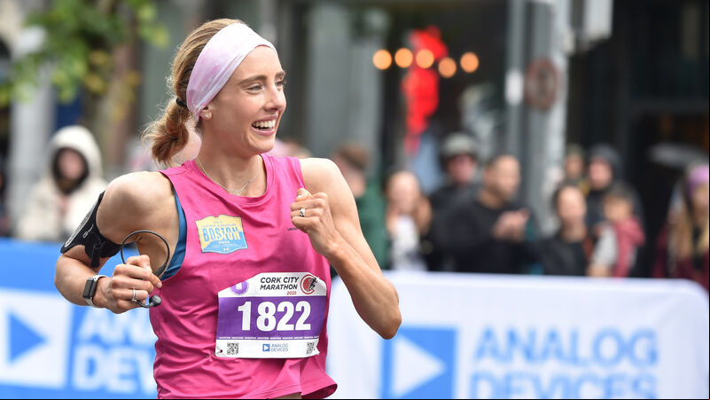 Chris Jeuken and Evelyn Twomey first home at Cork City Marathon Chris Jeuken and Evelyn Twomey first home at Cork City Marathon