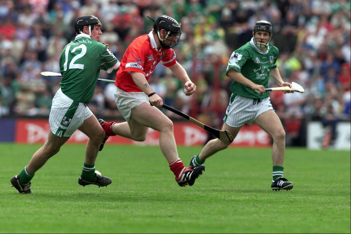 Wayne Sherlock in action for Cork against Limerick in 2001. Picture: Inpho/Patrick Bolger Wayne Sherlock in action for Cork against Limerick in 2001. Picture: Inpho/Patrick Bolger