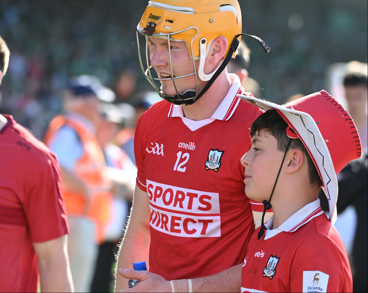 Cork's Shane Barrett poses with a fan after the game against Limerick at TUS Gaelic Grounds last month. Picture: Eddie O'Hare