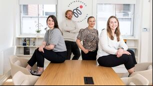 <p>Ciara Flaherty, associate director; Anthony Malone, senior client executive; Maria Tracey, associate director; and Chloe Kavanagh, client manager at Springboard Communications. Picture: Michael O’Sullivan/OSM PHOTO</p>
