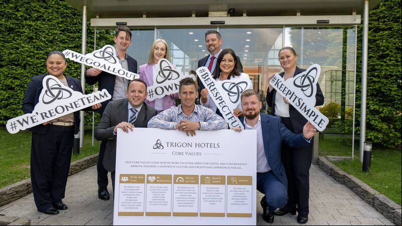 Olympian Heffernan s Trigon Hotels Core Values launch Olympian Heffernan s Trigon Hotels Core Values launch