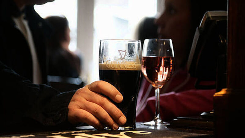 Alcohol consumption by Irish adults falls by almost 5% in a year Alcohol consumption by Irish adults falls by almost 5% in a year