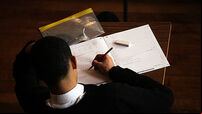School exam stock